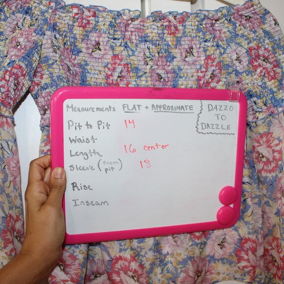 INTERMIX Lucy Silk Off-the-Shoulder Smocked Floral Long Sleeve Top | Small - Picture 3 of 10